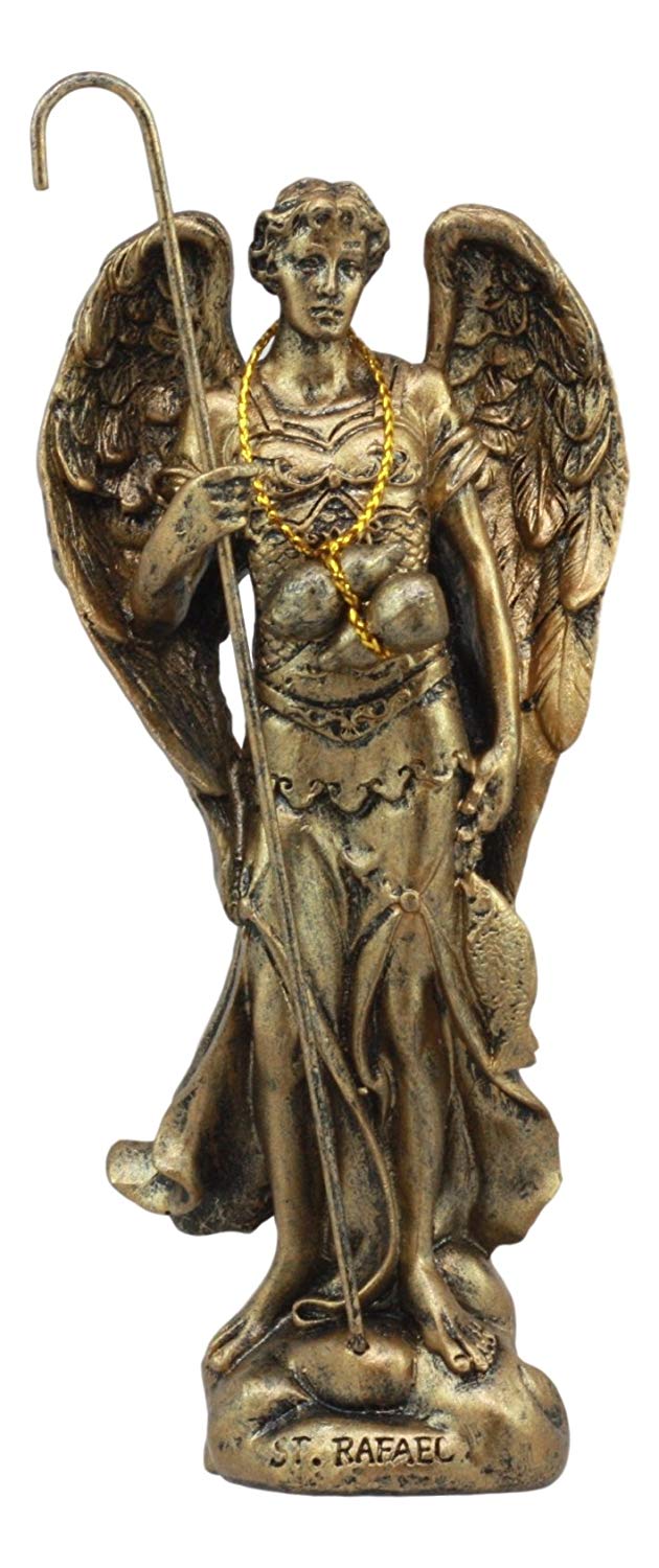Ebros Bronzed Byzantine Orthodox Catholic Church Seven Archangels Statue Set 4.75"Tall