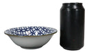 Ebros Made In Japan 4 Piece Geometry Ceramic Dining Rice Meal Soup Bowls 5.5"Diameter