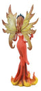 Pele the Fire Goddess Fairy Statue Queen Of Flame Pyre Faerie Fantasy Sculpture