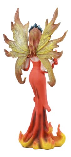 Pele the Fire Goddess Fairy Statue Queen Of Flame Pyre Faerie Fantasy Sculpture