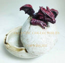 Ebros 5 Inch Red Dragon Hatchling Cracked Egg Jewelry/Trinket Box Figurine