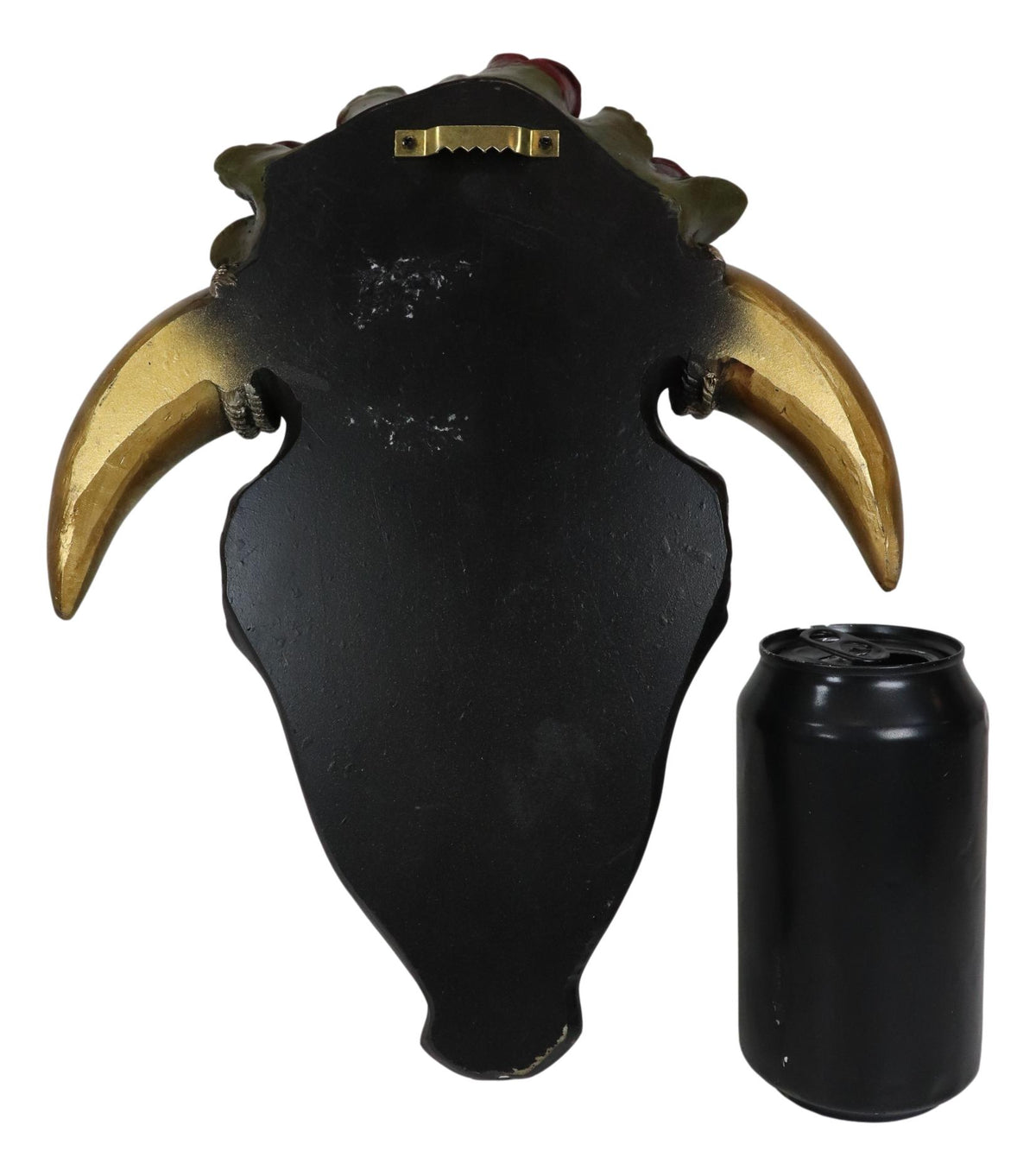 Rustic Western Black Cow Skull With Gecko Lizard And Red Roses Wall Decor Plaque - Ebros Gift