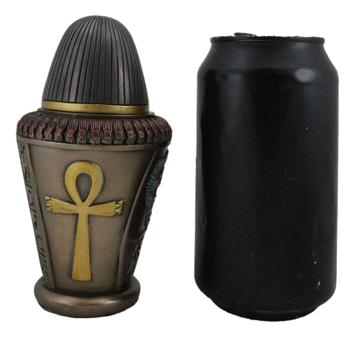 Ebros Egyptian Gods and Deities Imsety Human Mummy Canopic Jar Statue 5.5" H