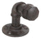 Pack of 2 Cast Iron Rustic Western Vintage Antiqued Industrial Pipes Wall Hooks