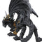 Deimos Roaring Golden Armored Dragon Statue 8"Long Fantasy Collector Home Decor