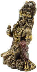 Ebros Hindu Ramayana Hanuman Monkey Hindu God Shiva Incarnate Mini Figurine
