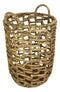 Western Farmhouse Stylish Hand Woven Nesting Storage Wicker Baskets Set Of 5
