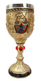 Ebros Ancient Egyptian Pharaoh King Tut Resin Wine Goblet Chalice With Liner