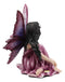 Ebros Beautiful Purple Fairy Gazing Into The Sky Statue 5.25" H Fantasy Figurine