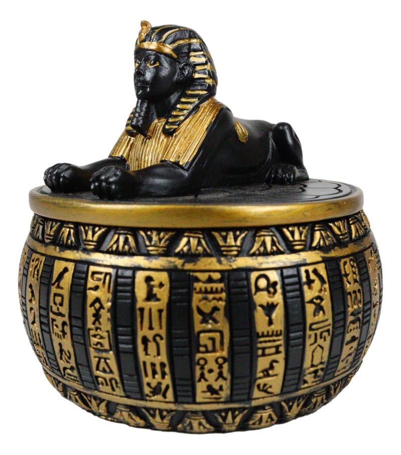 Ebros Egyptian Guardian Androsphinx Jewelry Box Statue Classical Egypt Monument Sphinx