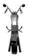 Ebros Gift Chopper Motorcycle Bike Hand Made Metal Wine Bottle Holder Caddy Decor Figurine 16"H