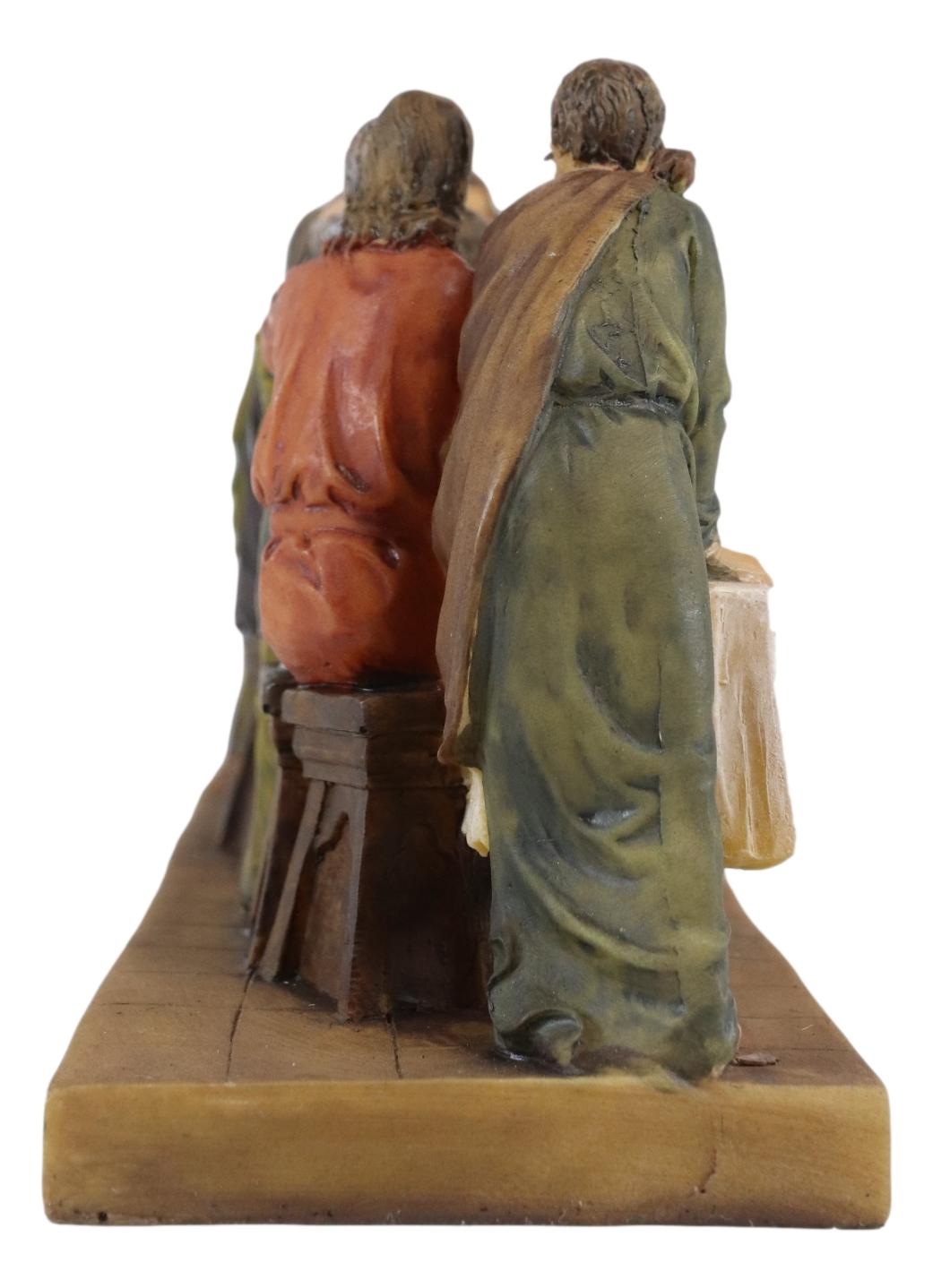 Ebros Da Vinci The Last Supper Of Jesus and Disciples Holy Communion Figurine 12.25"L