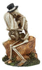 Ebros Love Never Dies Wedding Skeleton Couple Kissing In The Garden Statue 6"H