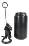 Pack Of 2 Cast Iron Black Standing Mouse Hamster Note Or Card Holder Paperweight