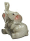 Loving Hugs Elephant Couple Figurine With Heart Shaped Trunks Anniversary Decor