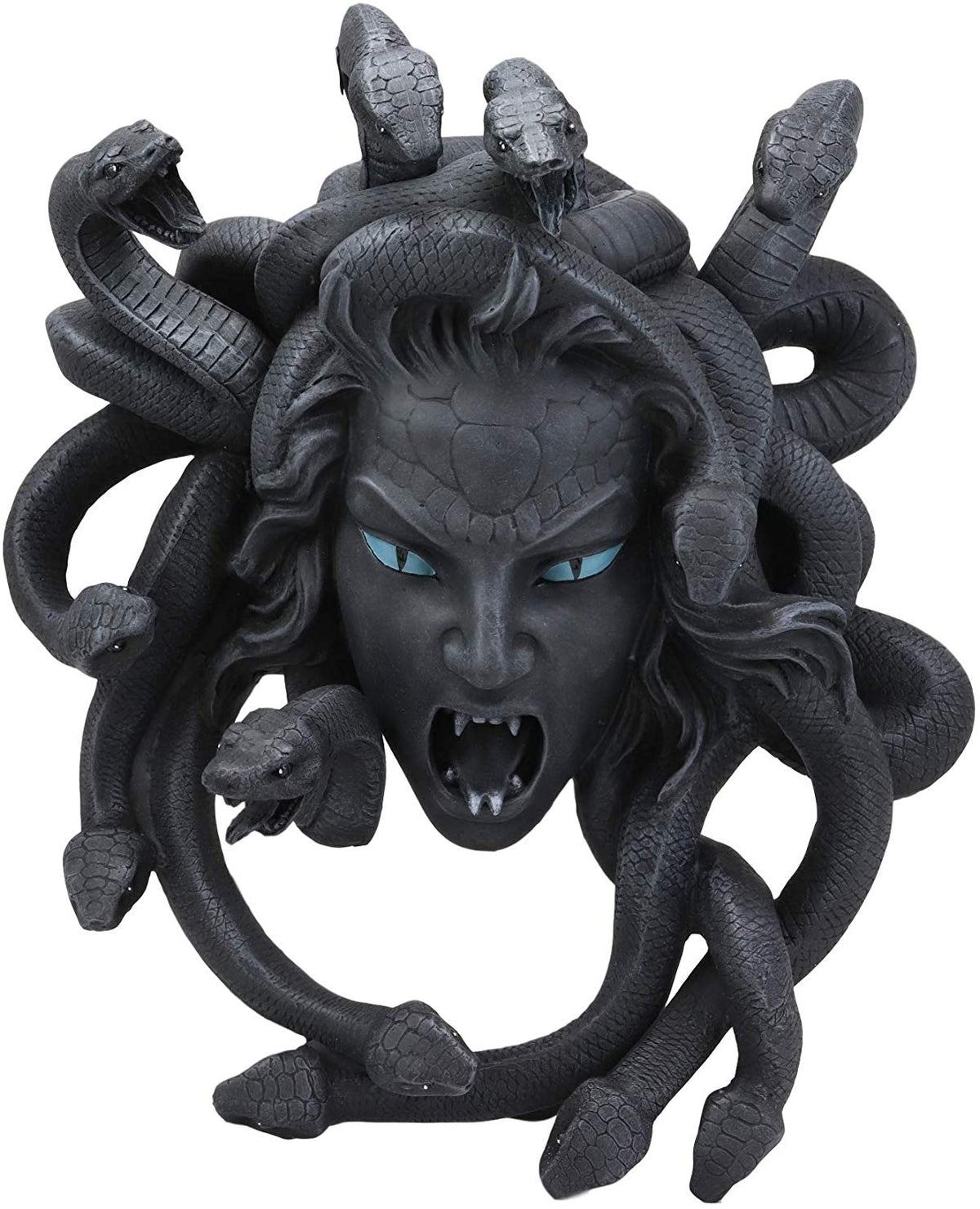 Ebros Greek Mythology Gorgon Goddess Medusa Head with Hair of Snakes Wall Decor - Ebros Gift