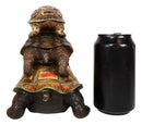 Nautical Marine Reptile 3 Stacked Acrobatic Turtles Tortoises Figurine Feng Shui