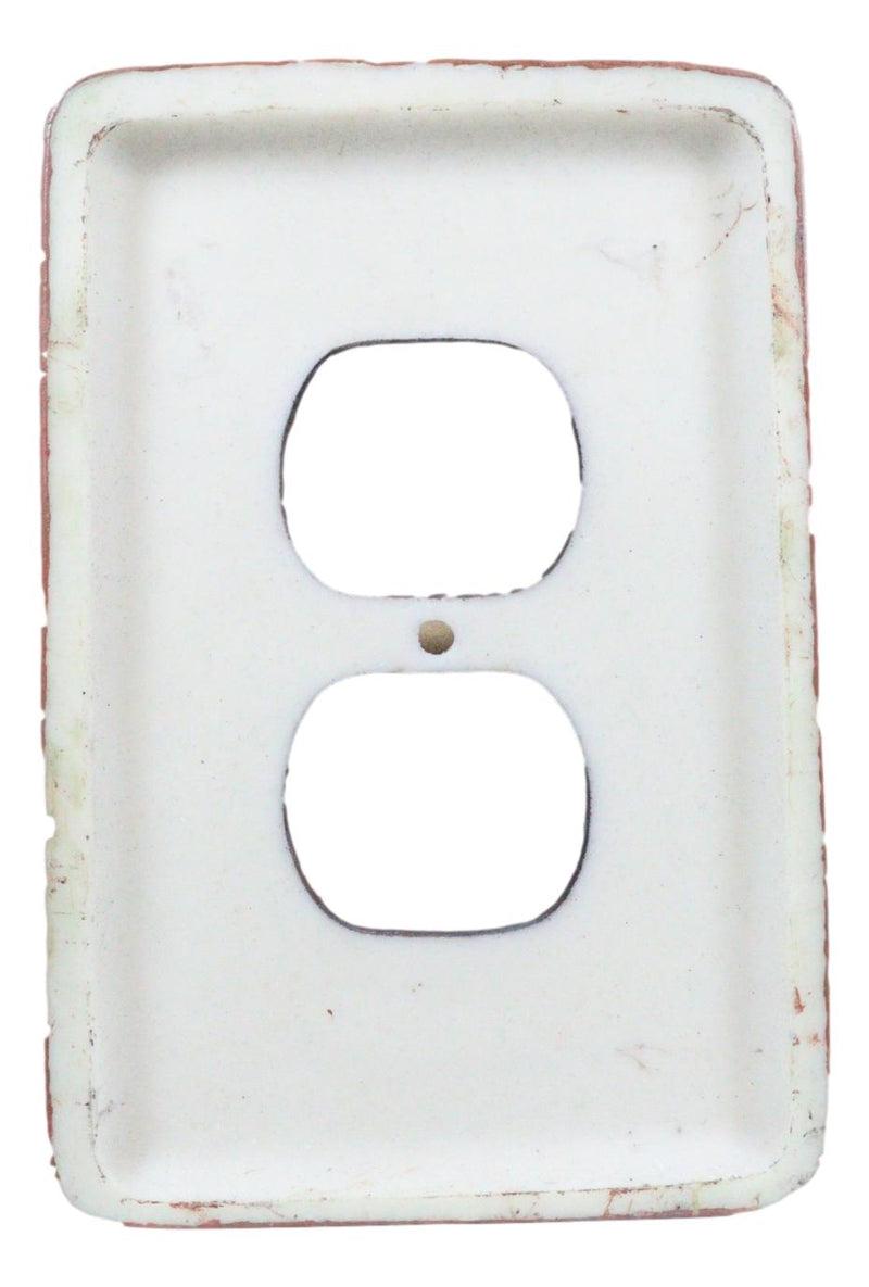 Indian Turquoise Crossed Arrows Friendship Wall Double Receptacle Plates Set