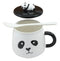 China Giant Panda Bear Ceramic Coffee Tea Mug Drink Cup With Spoon And Lid 14oz