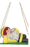 Whimsical Rasta Hippie Mr Gnome Smoking Stash On Weed Bench Wall Or Tree Hanger