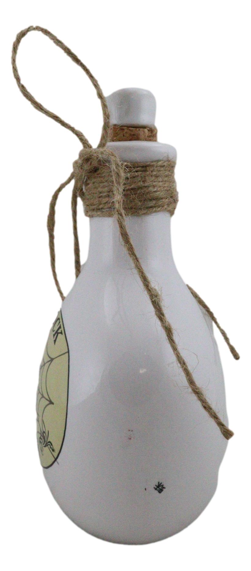 Ebros 5.5"H Ceramic Mad Doctor Small Display Container with Cork Lid (Hemlock Spider) - Ebros Gift