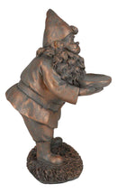 Fantasy Old Mr Gnome Holding Long Tray Garden Figurine Decor Or Keys Holder