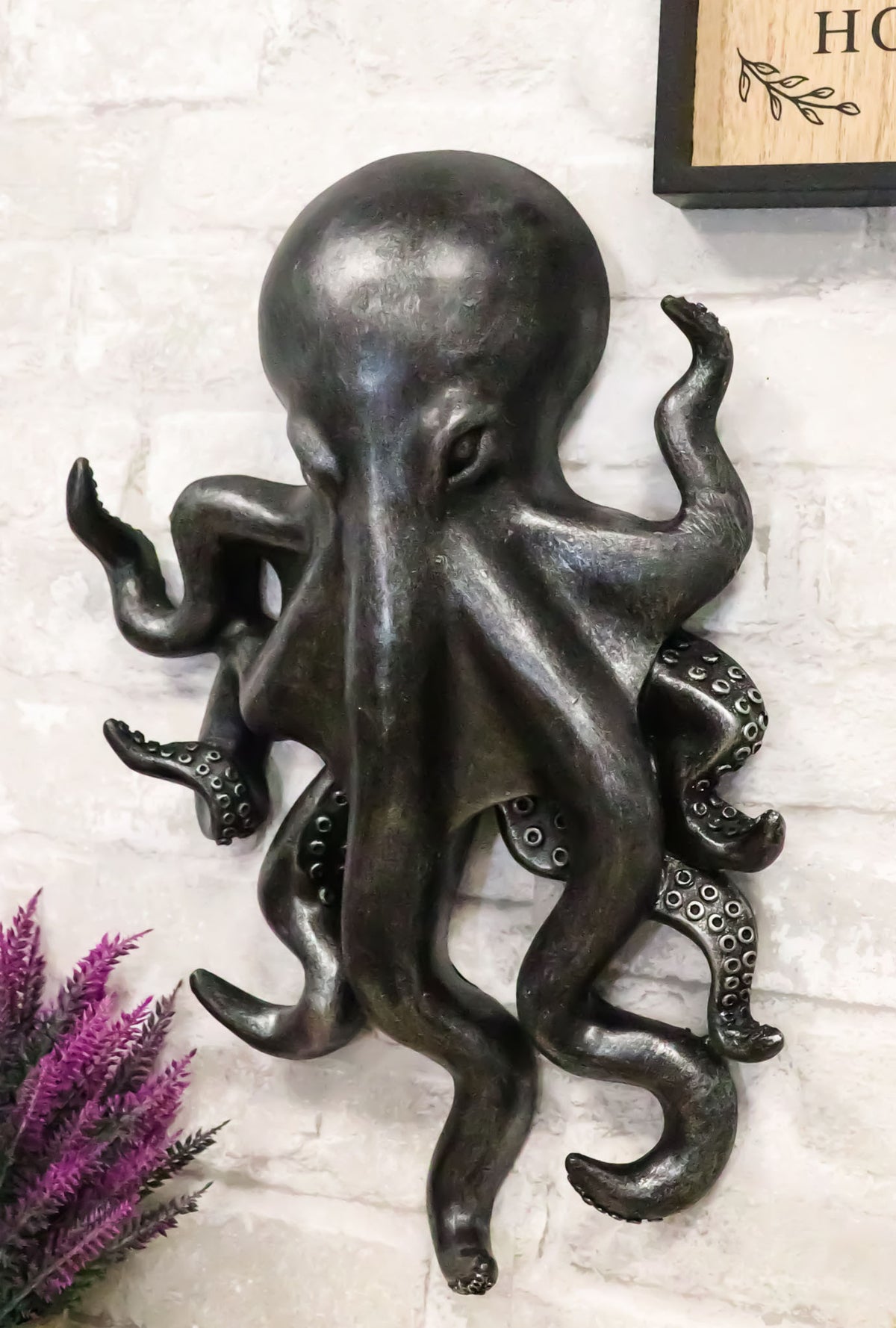 Mythological God Cthulhu Kraken Monster Octopus With Arm Tentacles Wall Decor - Ebros Gift