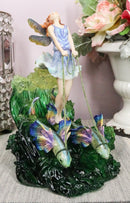 Surfer's Dream Josephine Wall Statue Ocean Fairy Riding Rainbow Fish Chariot