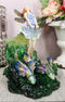 Surfer's Dream Josephine Wall Statue Ocean Fairy Riding Rainbow Fish Chariot