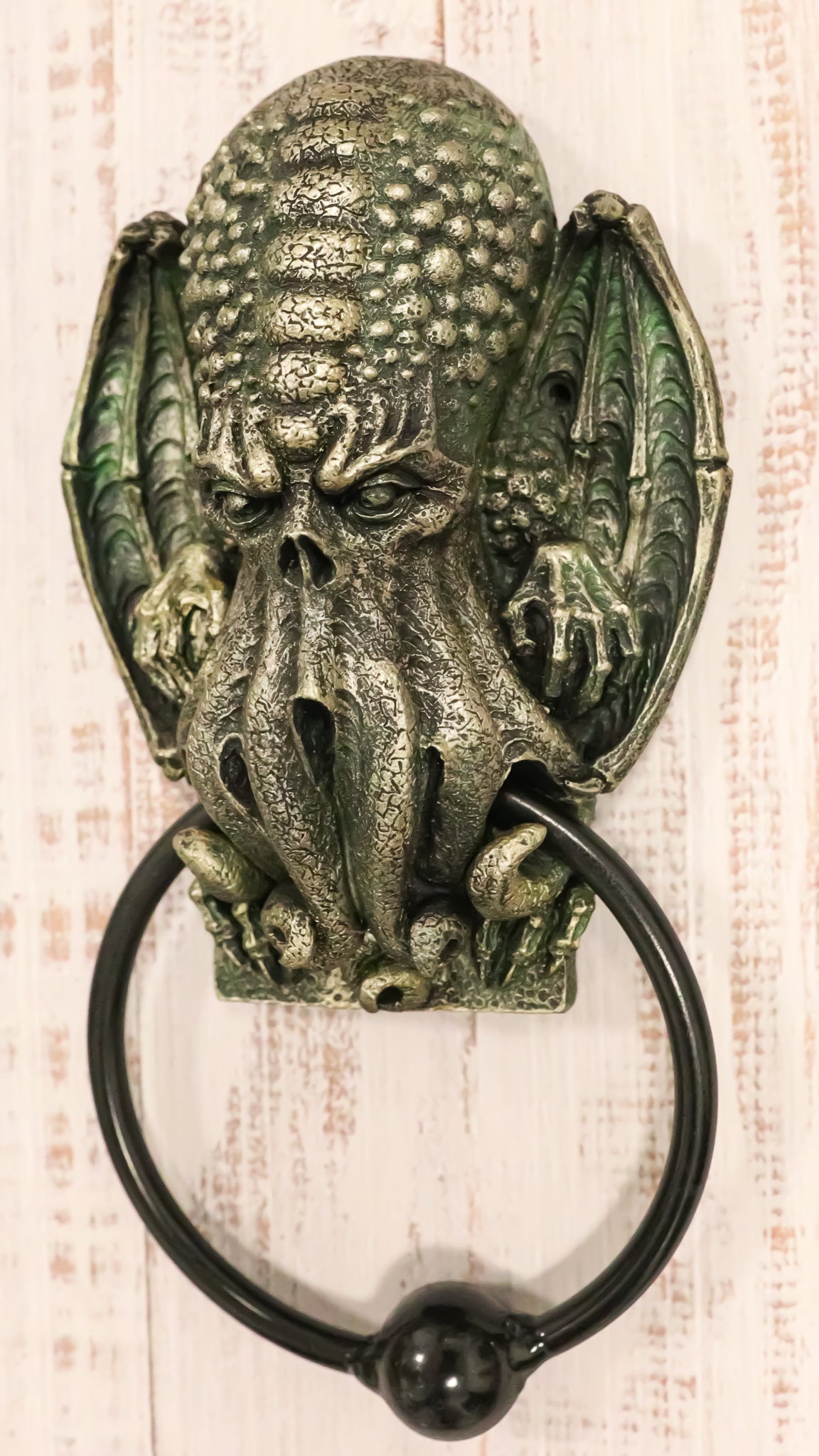 Ebros Nautical Ocean Monster Cthulhu Kraken Octopus Door Knocker Sculpture