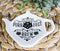 Pack Of 2 Wicca Purrfect Brew Cat Porcelain Tea Spoon Or Bag Rest Petite Plate