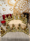 Golden Miniature Meditating Buddha Amitabha Many Mudra Poses Figurine Set of 12