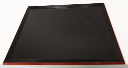 Japanese Large Lacquered Plastic Serving or Display Platter Tray 17.75" by 13"