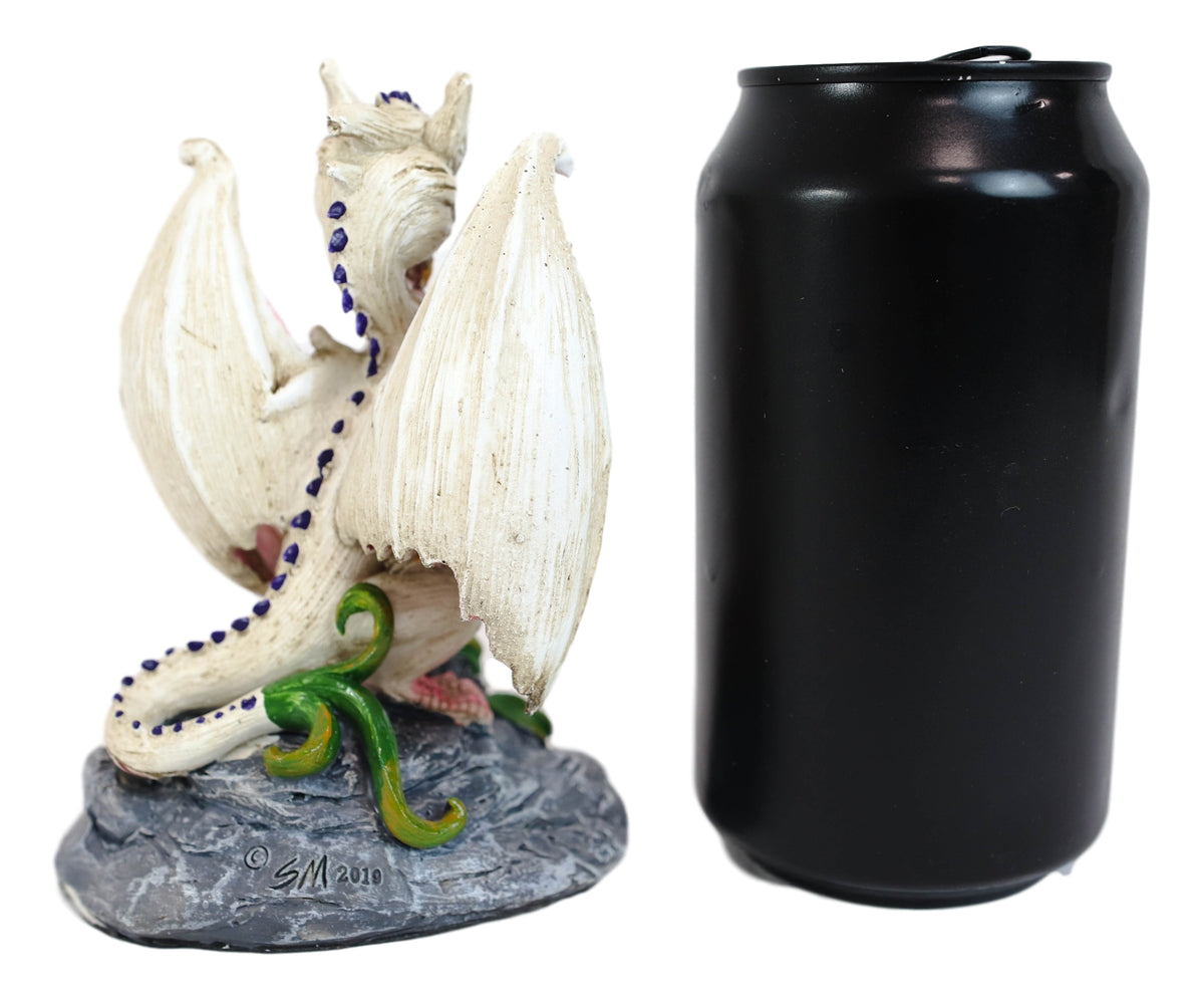 Colorful Fruits Vegetables Pale White Garlic Dragon Figurine Fairy Garden Decor