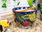 Pack Of 2 Colorful Summer Leaves Ramen Noodles Soup Bowl With Bamboo Chopsticks