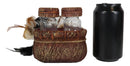 Southwestern Indian Dreamcatcher Feather Salt And Pepper Shakers Holder Set