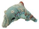 Marine Bottlenose Dolphin Hand Crafted Paper Mache Colorful Sari Fabric Figurine