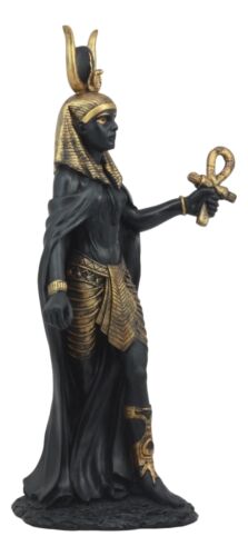 Ebros Egyptian Goddess Hathor Statue 11"H Deity Of Motherhood Joy Love Feminism - Ebros Gift