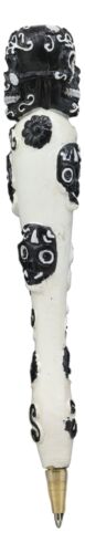 Set Of 3 Black White Dias De Los Muertos Day Of The Dead Sugar Skull Pen Pens
