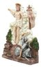 Ebros Christian Catholic Stations of The Cross Statue Way of The Sorrows Via Crucis Jesus Christ Path to Calvary Crucifixion Decor Figurine (Station 15 Jesus is Risen and Glorified)
