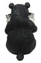 Ebros Cuddling Black Teddy Bear Salt and Pepper Shakers Holder Figurine 7" Tall with Glass Shakers