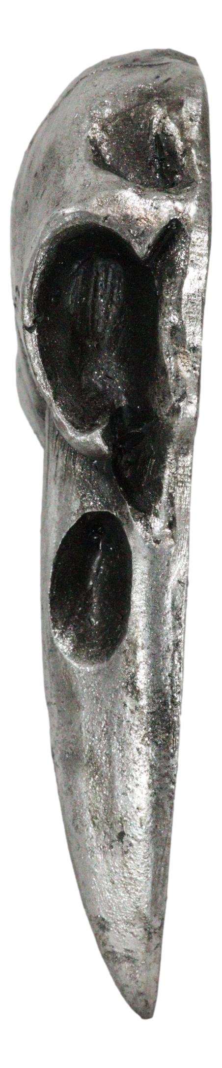 Edgar Poe Nevermore Gothic Raven Crow Skull Decorative Macabre Hand Mirror