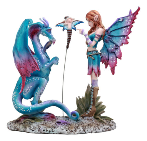 Amy Brown Mother Khaleesi Fairy Time Out Bad Dragon Figurine Fantasy Collectible
