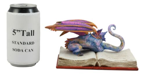 Amy Brown Fantasy Rainbow Book Wyrm Dragon Of Bibliography Figurine Decor Statue