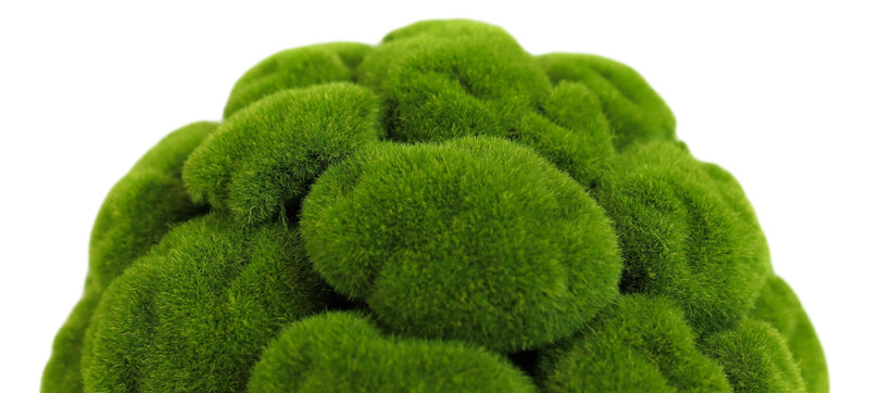 Set Of 3 Home And Garden 7"D Green Artificial Faux Green Moss Grass Topiary Ball