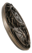 Double Dragon Alchemy Night And Day Yin Yang Astrology Fusion Wall Plaque Decor