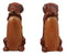 Hot Dog Wieners Dachshund Dogs In Ketchup Mustard Buns Salt Pepper Shakers Set