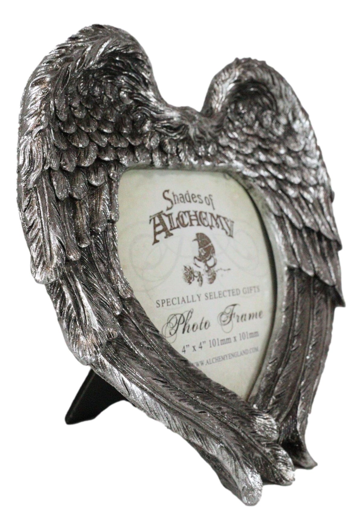 Gothic Angel Winged Heart Photo Picture Frame Wall Or Easel Desktop Display
