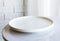 Pack Of 4 Kitchen Dining Modern White Stoneware Coupe Dinner Lunch 8"D Plates