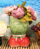 Ebros 8.25" Tall Ceramic Radish Root Bunch Flower Vase Kitchen Utensils Holder